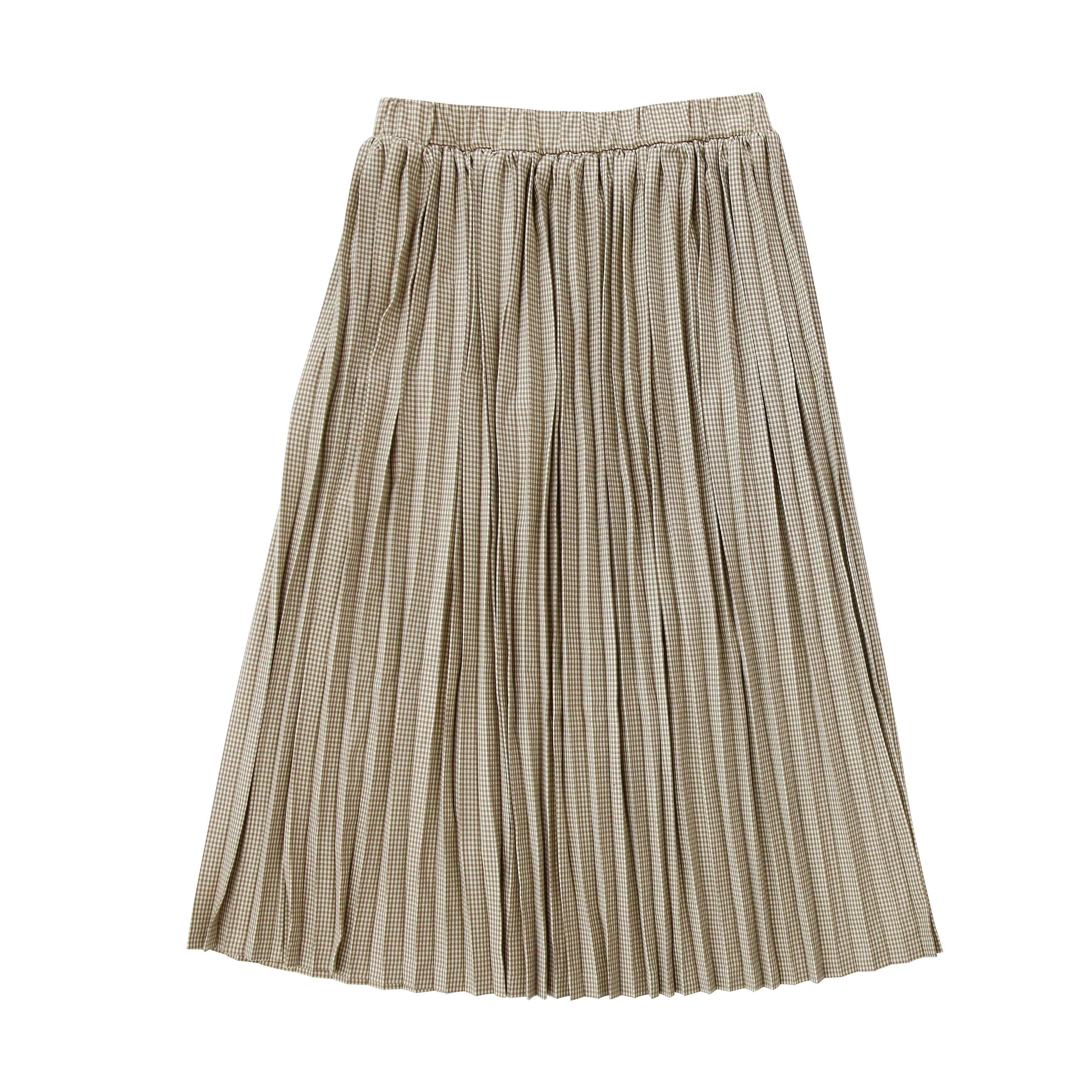 Gingham Maxi Skirt – CocoBlanc.