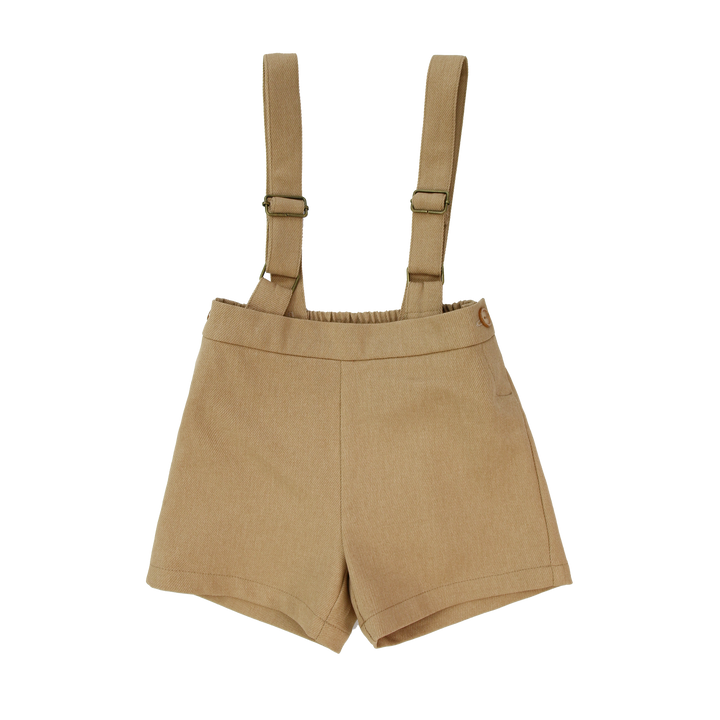 Camel Suspender Shorts