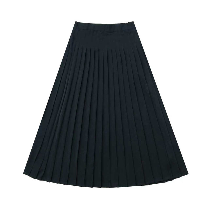 Pleated Silk Skirt
