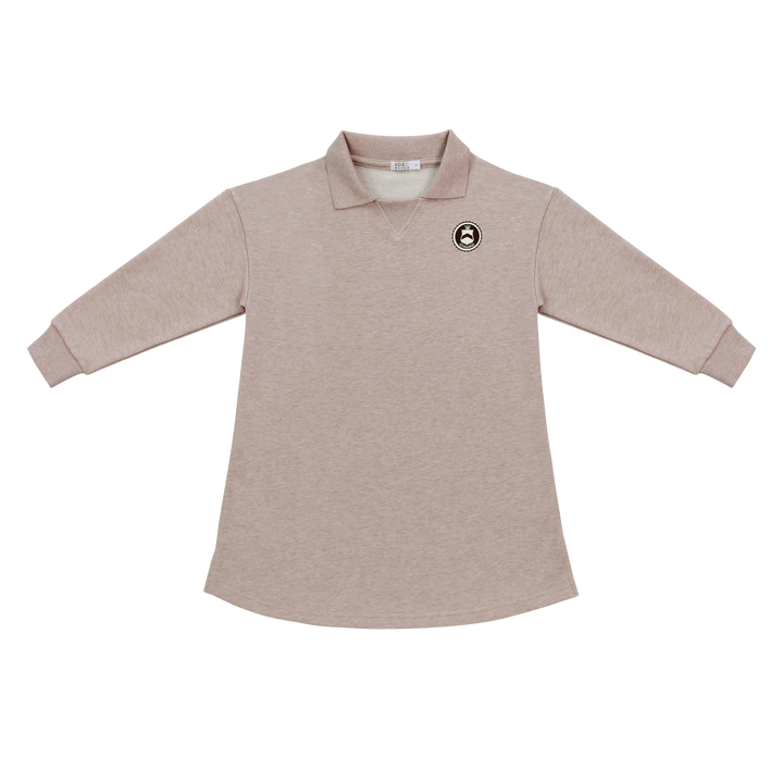 Marled Sweatshirt Dress