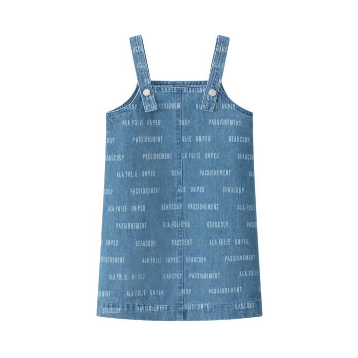 Printed Denim Jumper