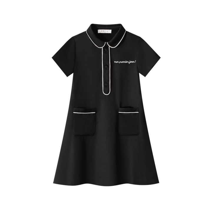 Short Satin Shirt Dress
