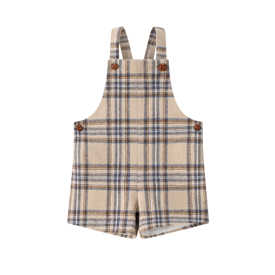 Plaid Overalls