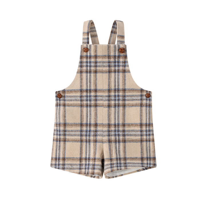 Plaid Overalls