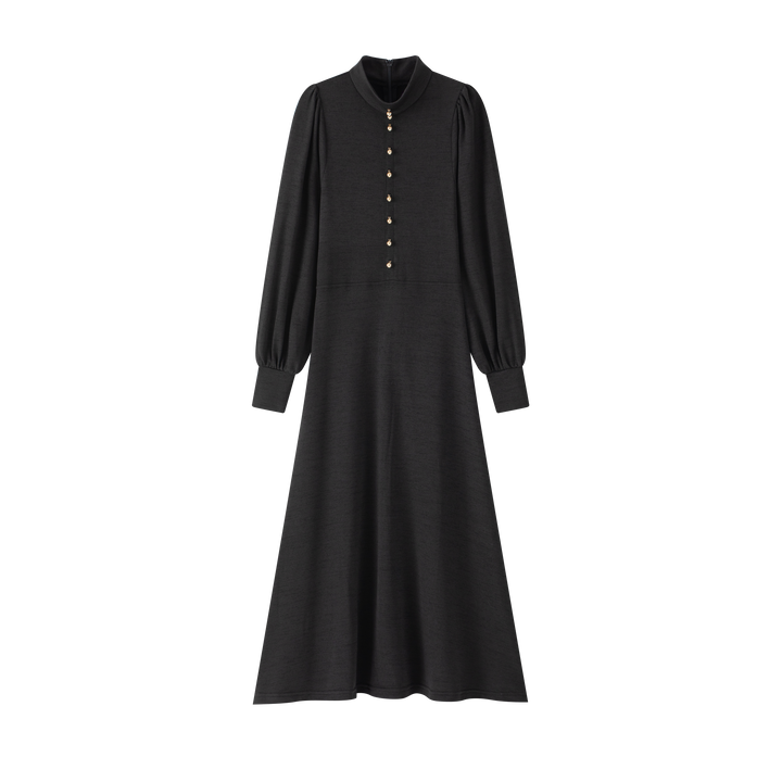 Mockneck Robe