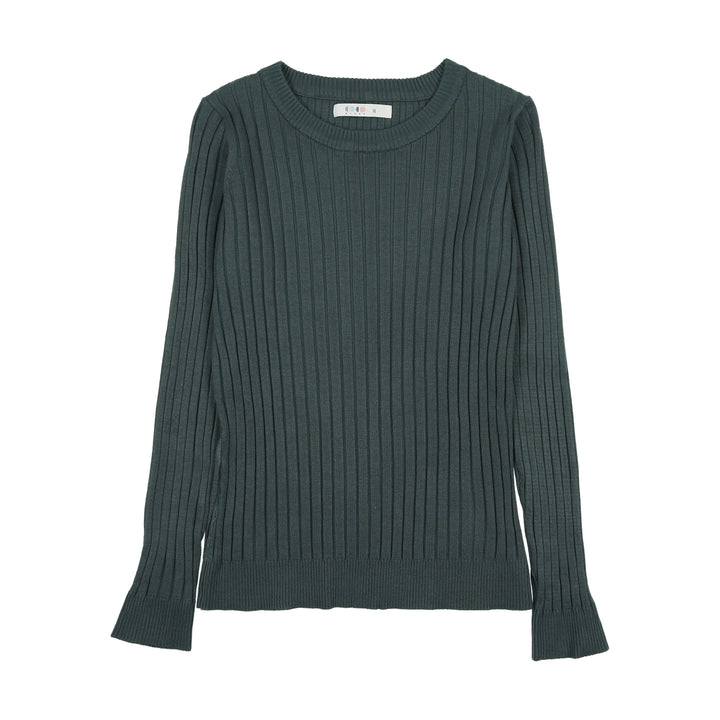 Ribbed Crew Sweater