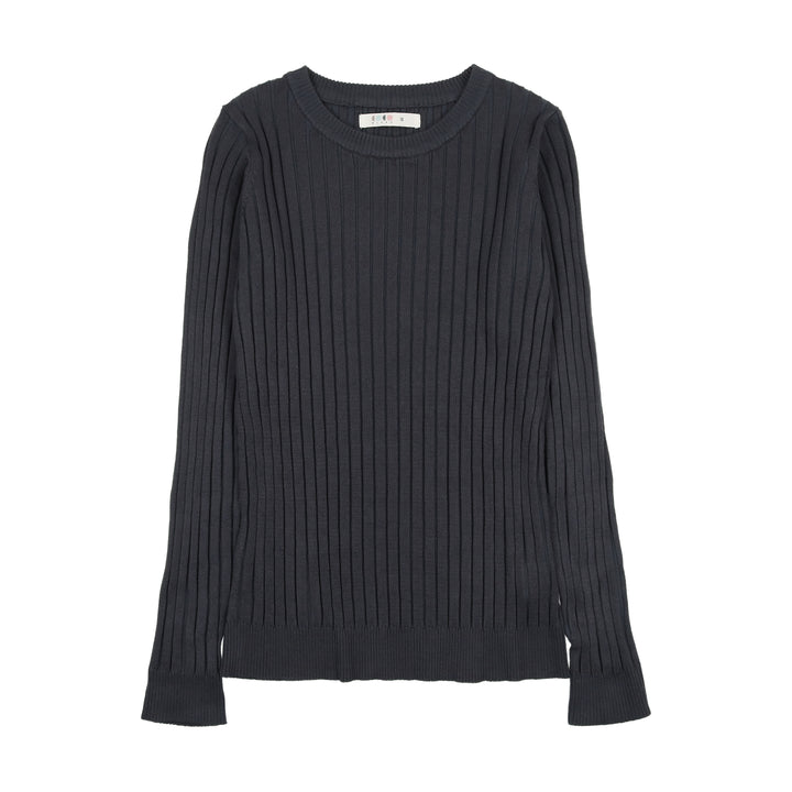 Ribbed Crew Sweater