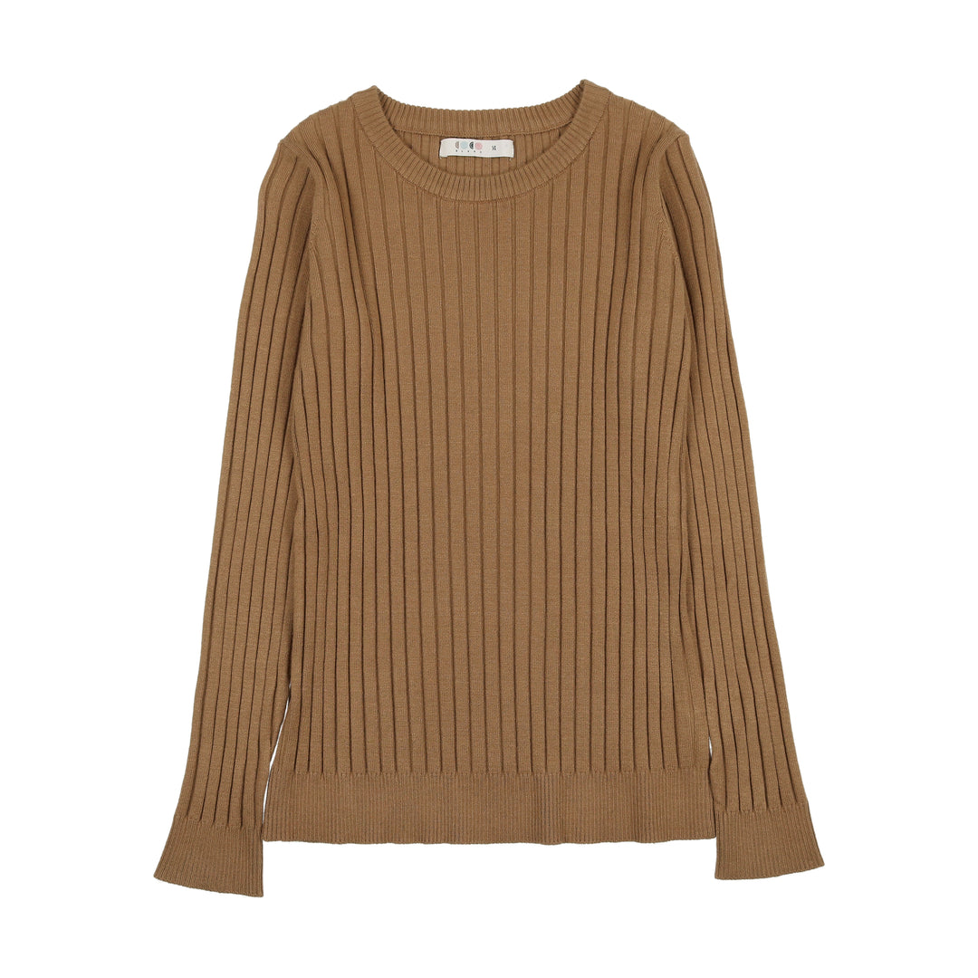 Ribbed Crew Sweater