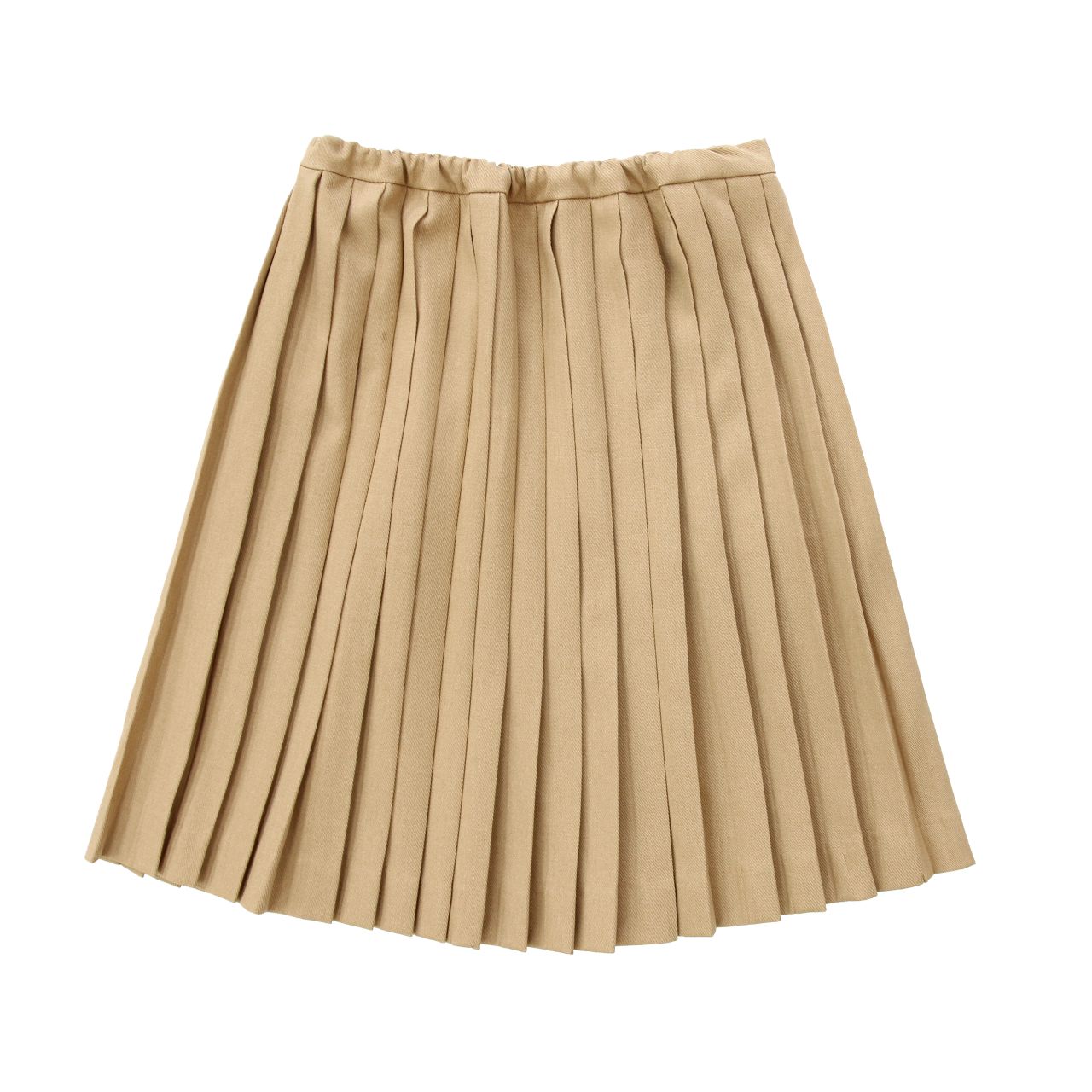 Camel Pleated Skirt – CocoBlanc.