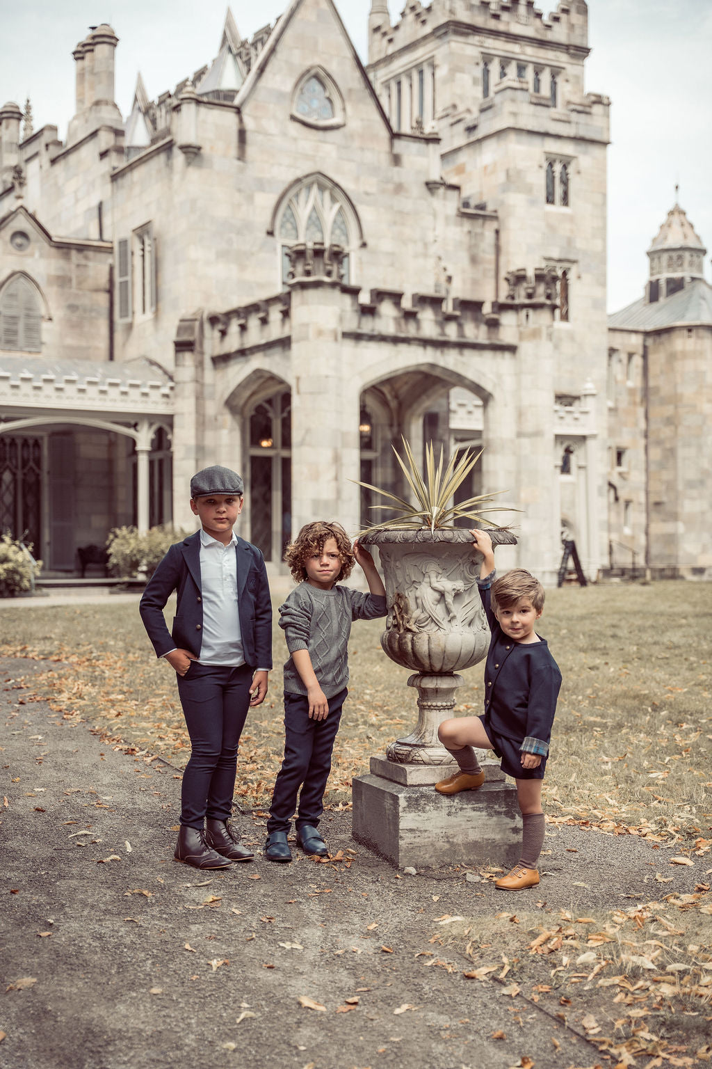 Gray Diamond Crew Sweater