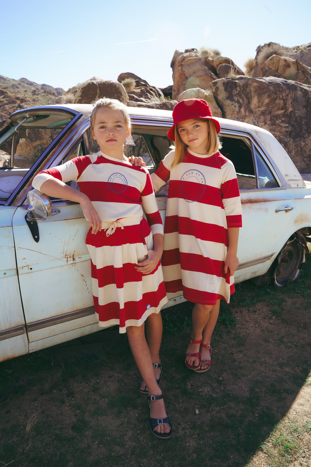 Cotton Striped Skirt