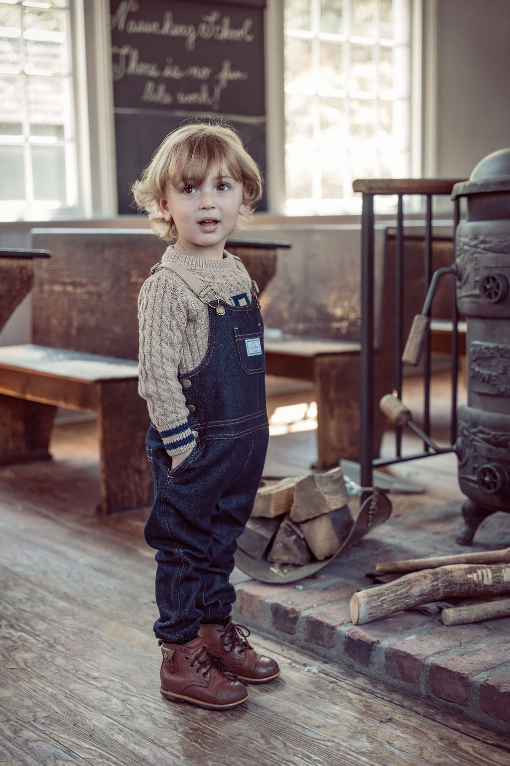 Denim Overalls