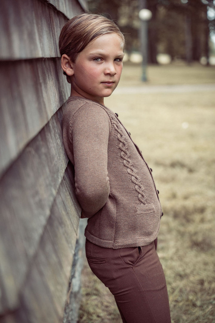 Cabled Knit Cardigan