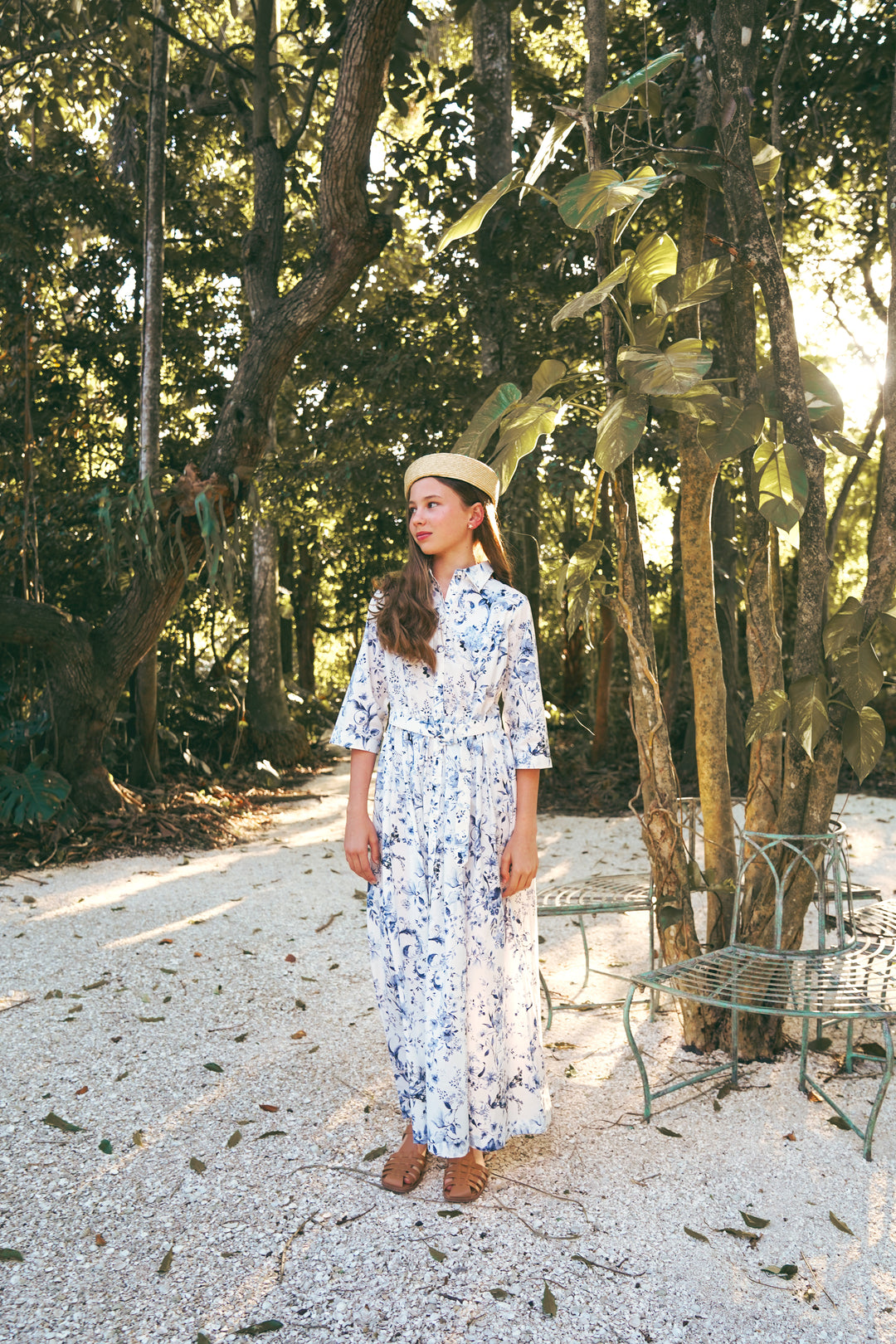 Floral Shirt Dress CocoBlanc. Floral Shirt Dress CocoBlanc.