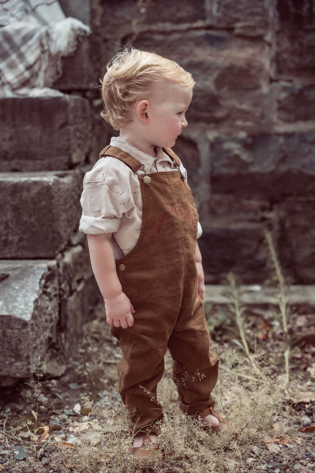Long Corduroy Overalls
