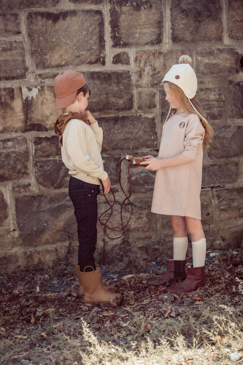 Marled Sweatshirt Dress