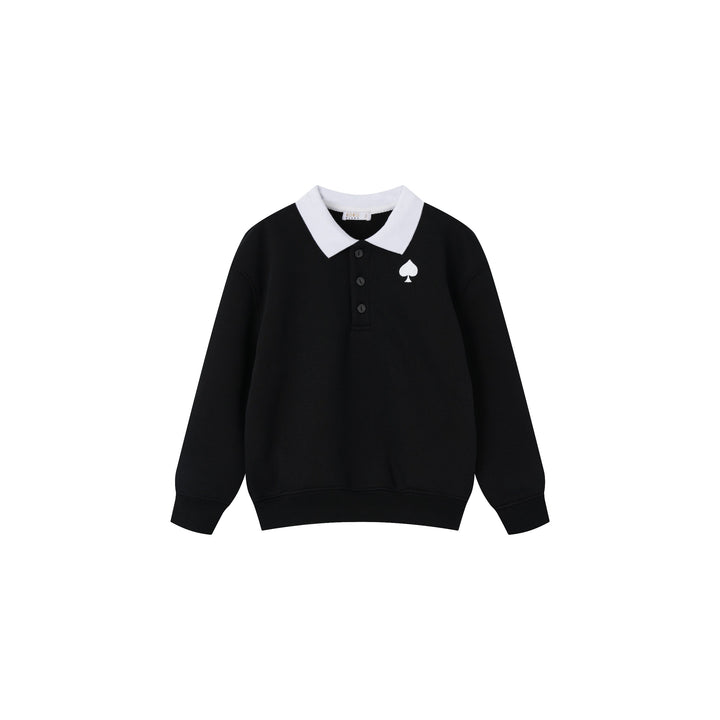 Black Polo Sweatshirt