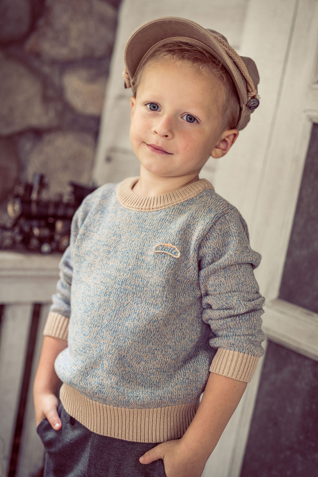 Speckled Crew Sweater