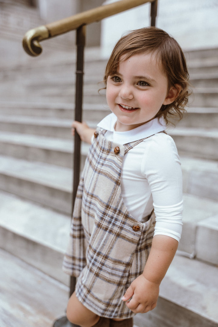 Plaid Overalls