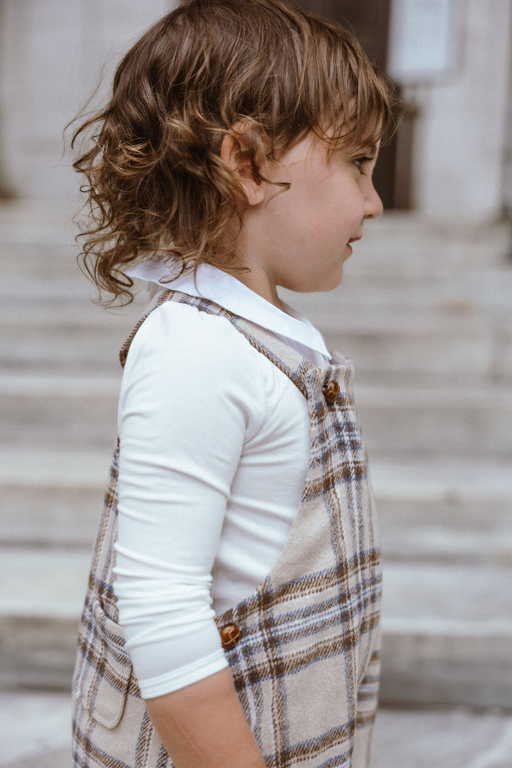 Plaid Overalls