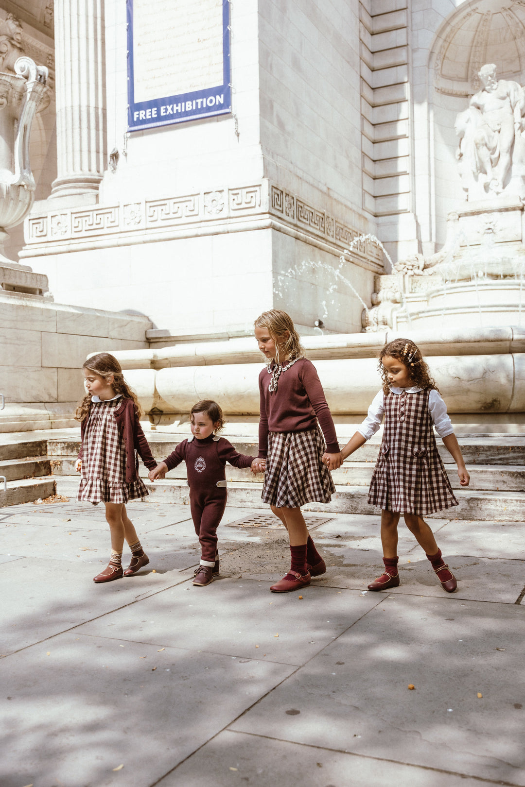 Burgundy Circle Skirt
