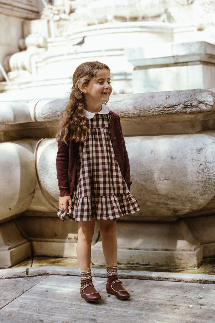 Burgundy Dress