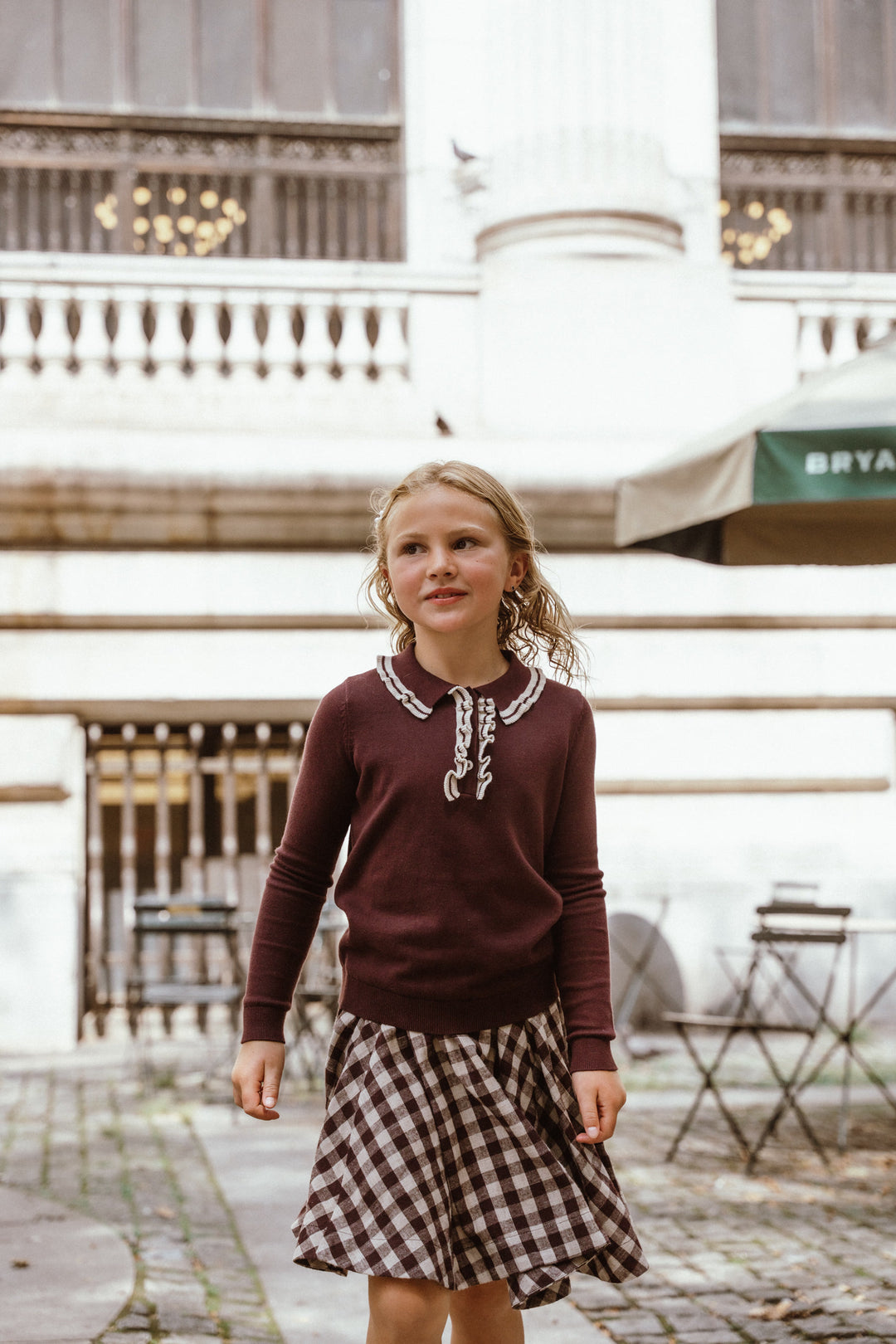 Burgundy Circle Skirt