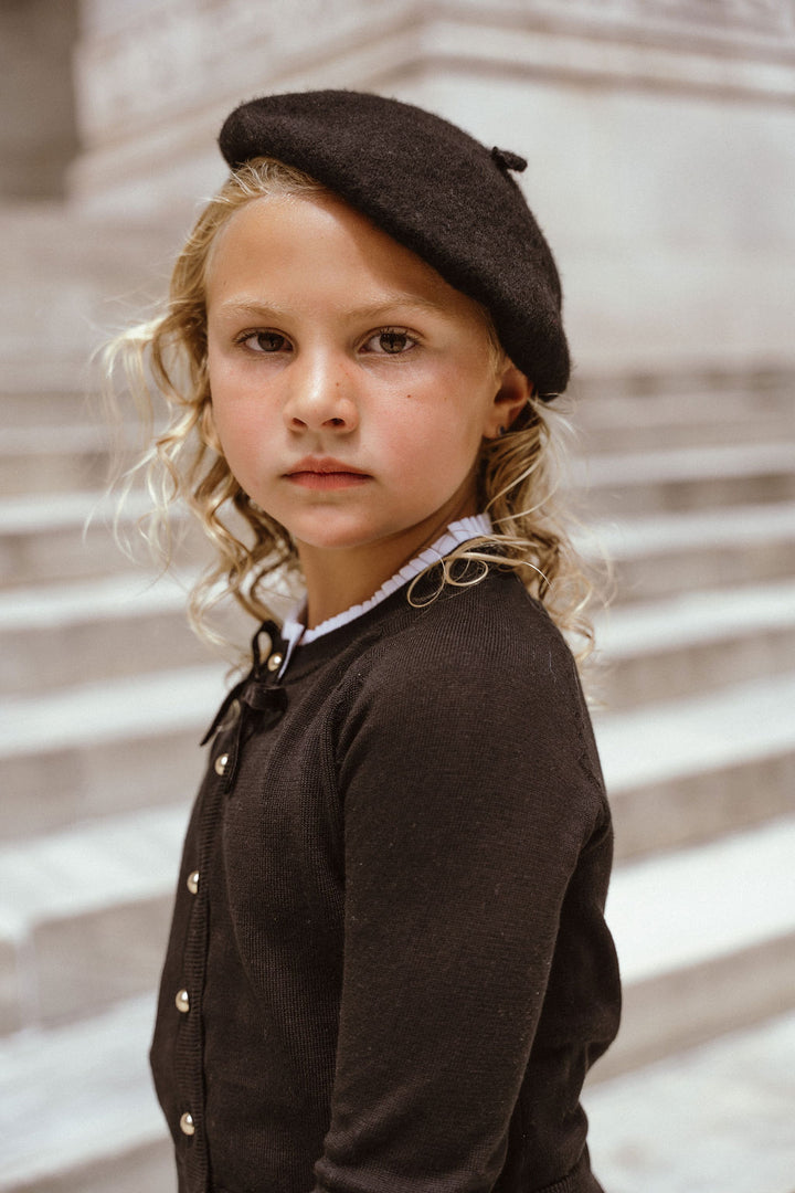 Cardigan With Ribbon