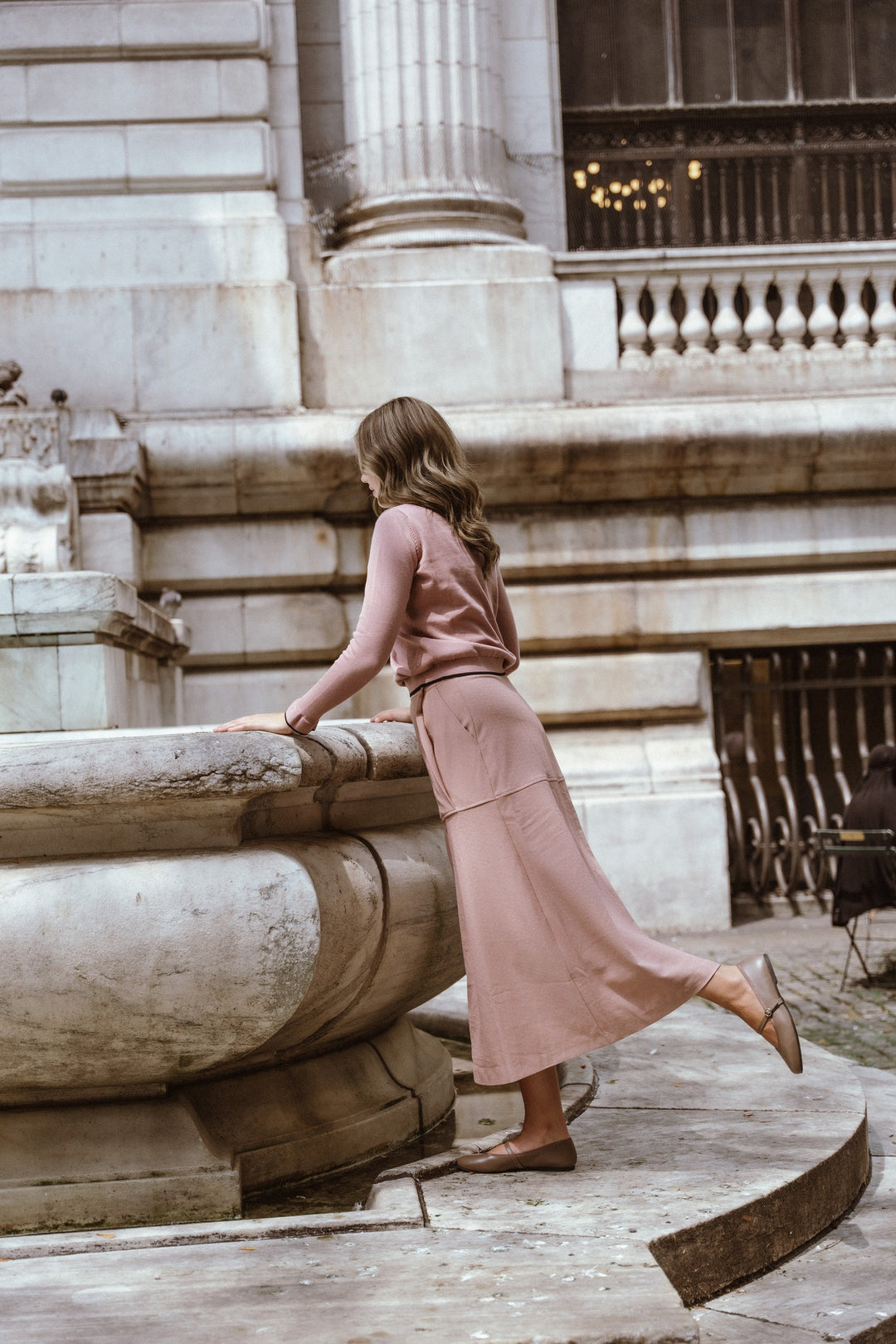 Crepe Skirt