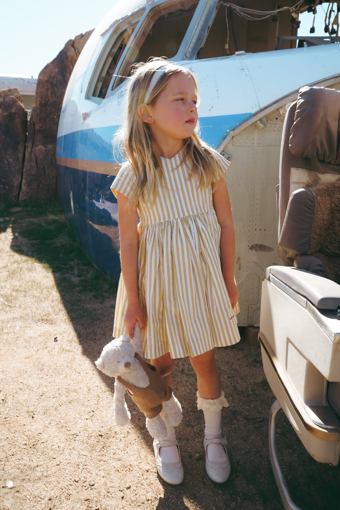 SS Yellow Striped Dress