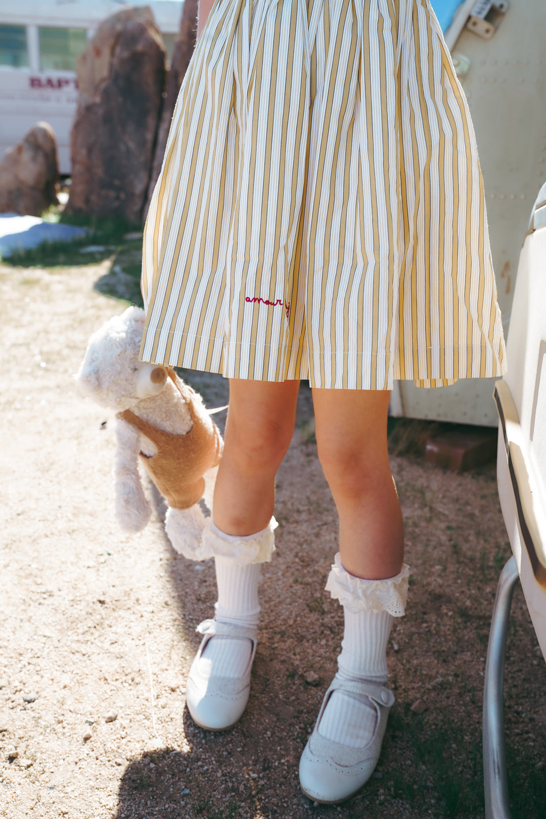 SS Yellow Striped Dress