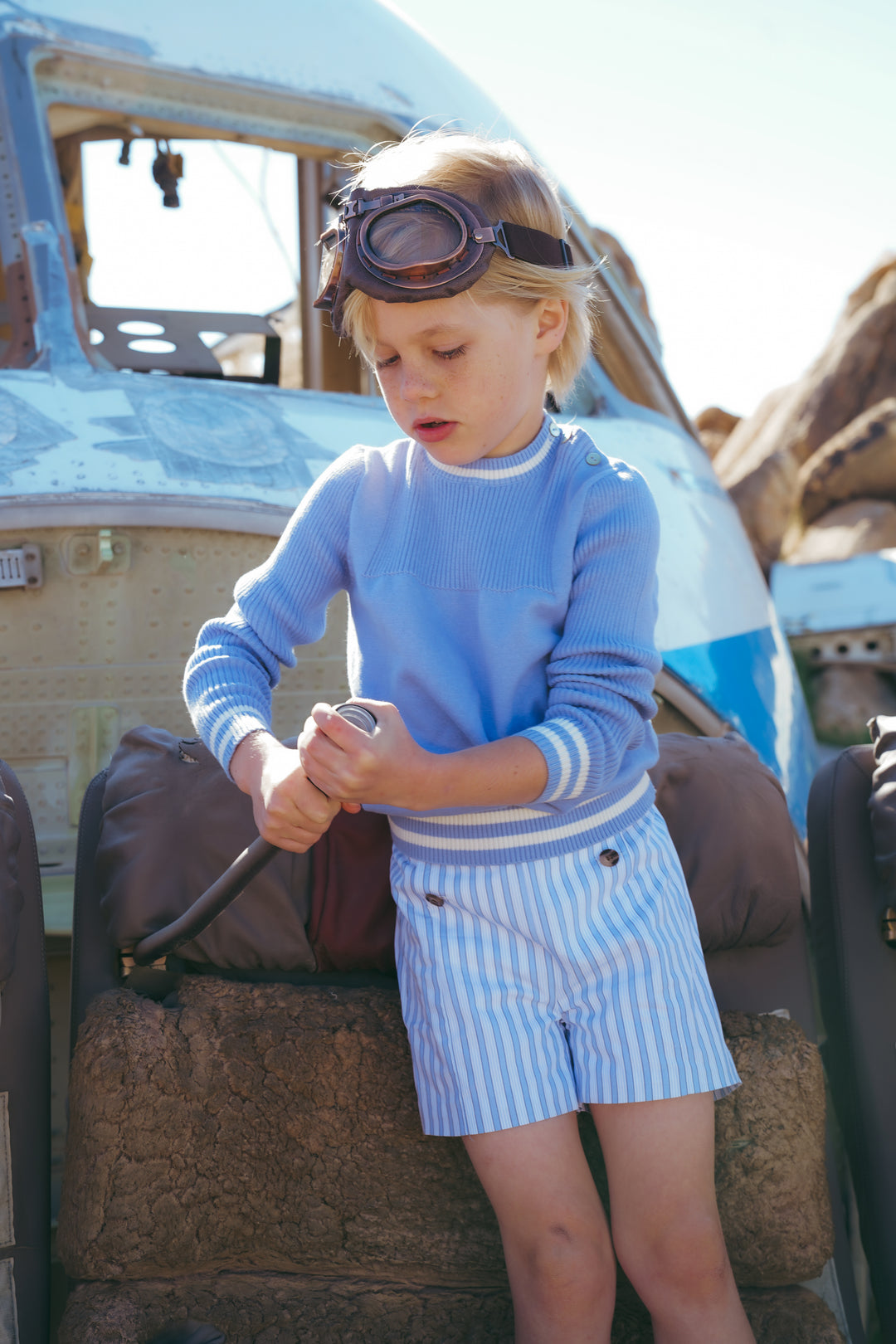 Double Breasted Shorts