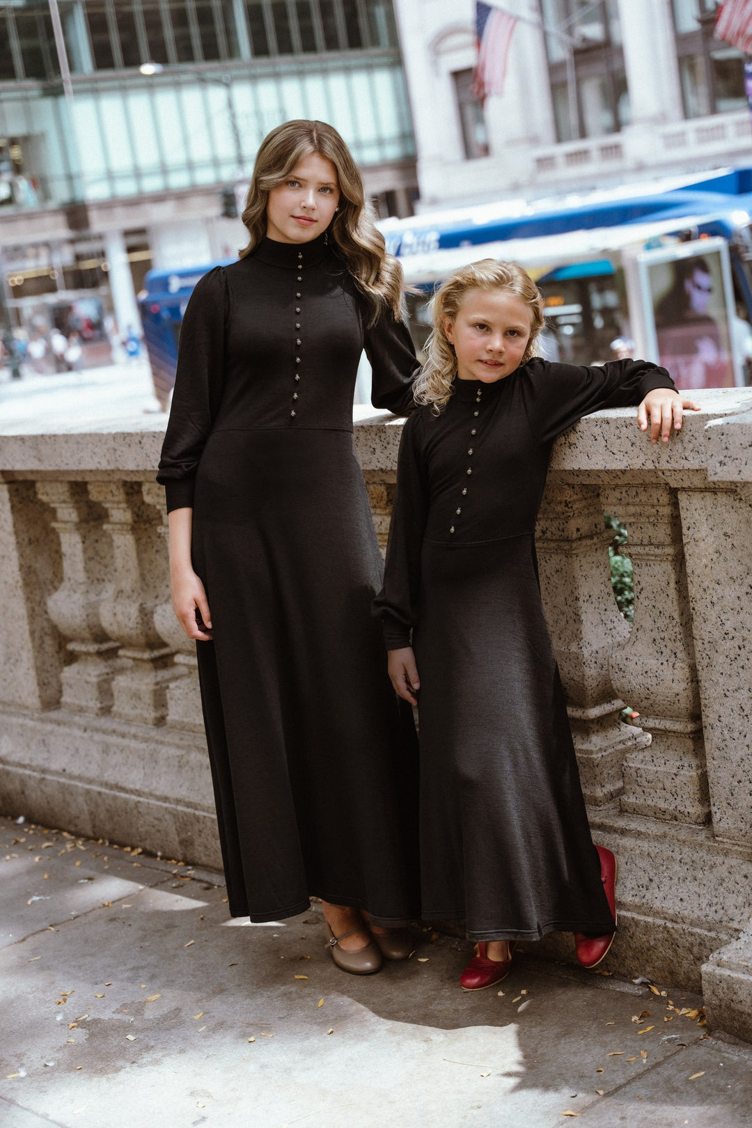 Mockneck Robe