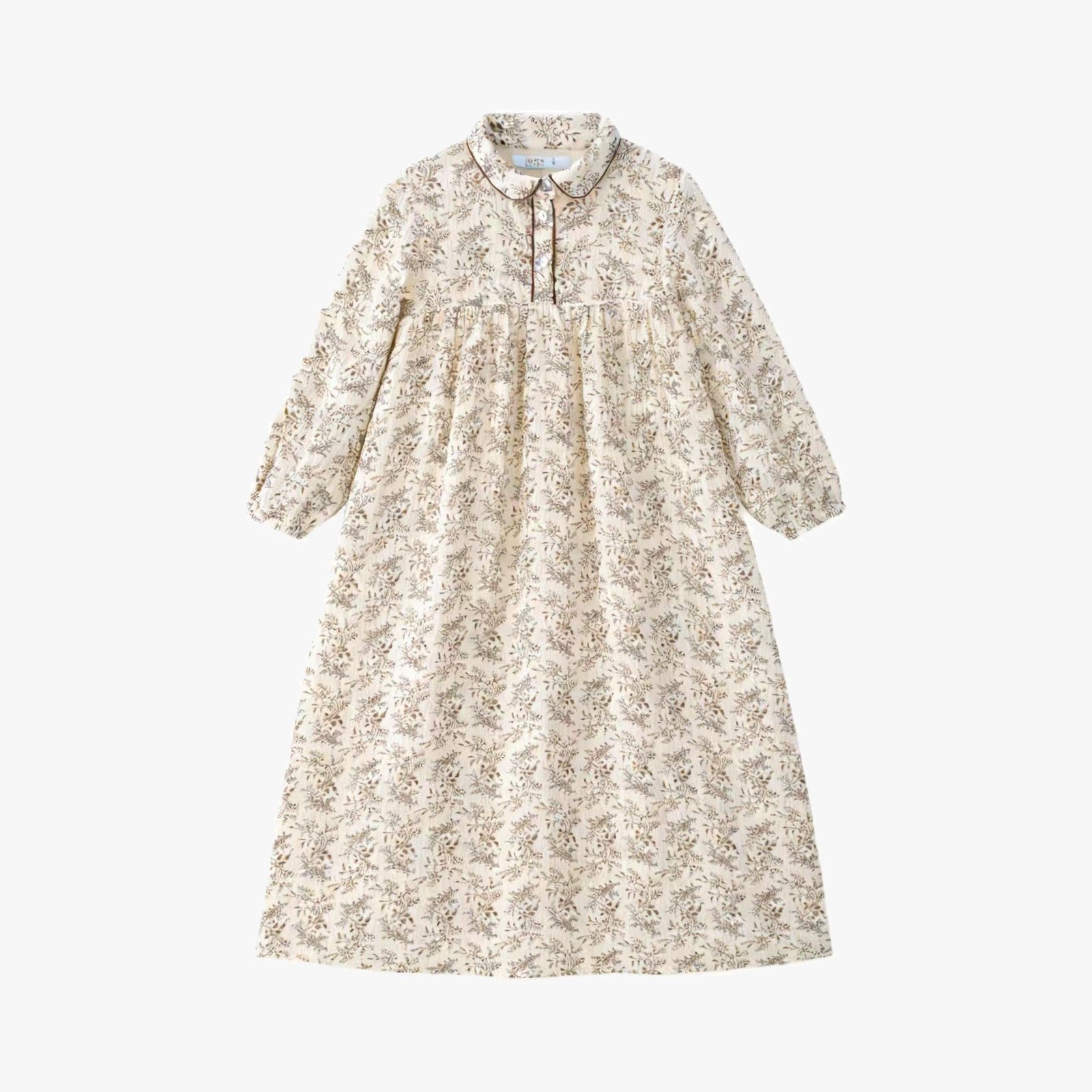 3/4 Floral Dress – CocoBlanc