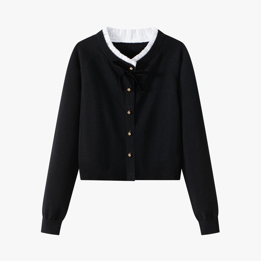 Cardigan With Ribbon