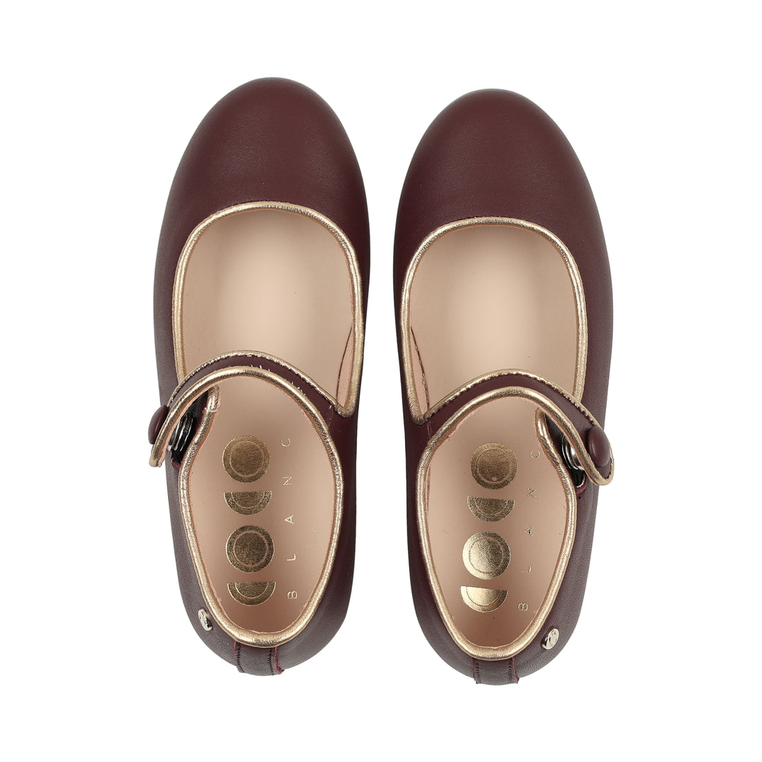 Burgundy Mary Janes