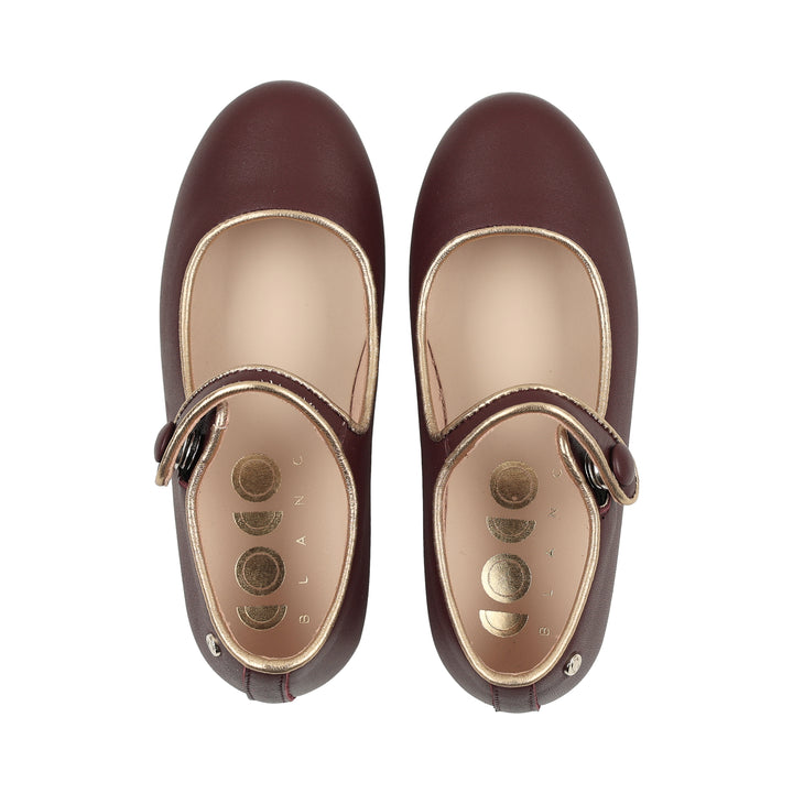 Burgundy Mary Janes
