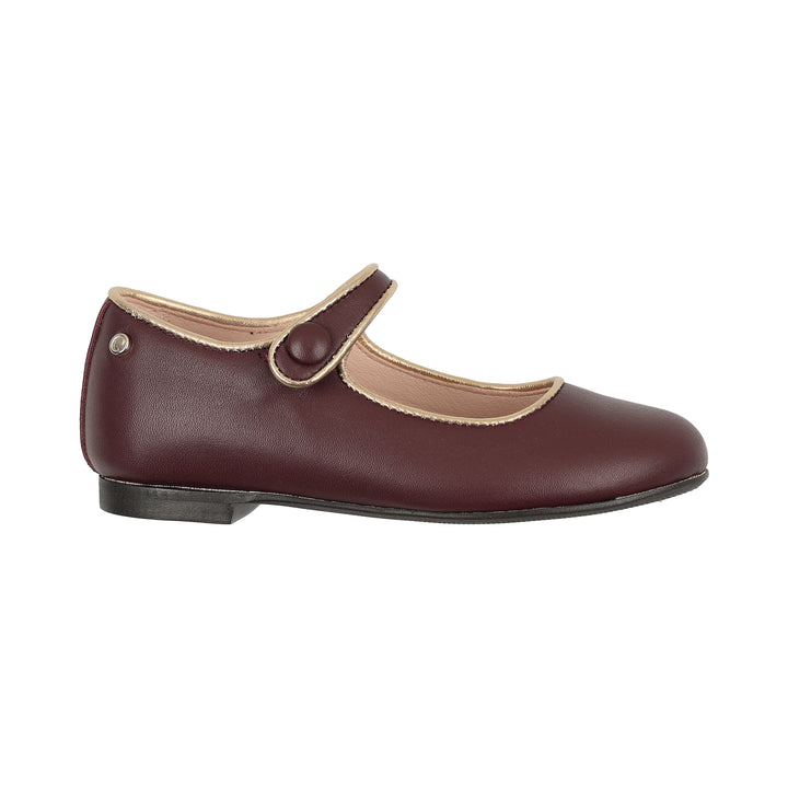 Burgundy Mary Janes