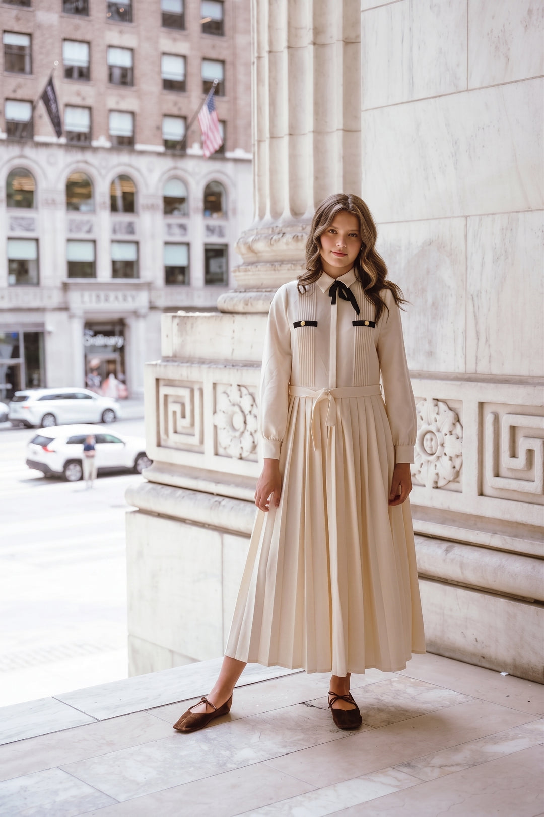 Pleated Dress