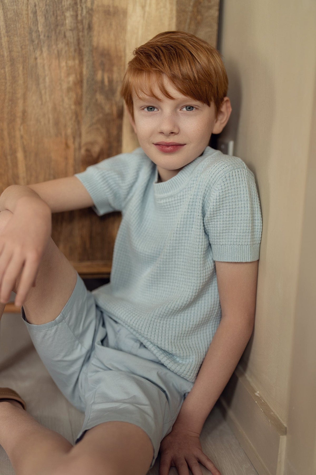 Pale Blue Dressy Shorts N CocoBlanc pale-blue-dressy-shorts-n-cocoblanc